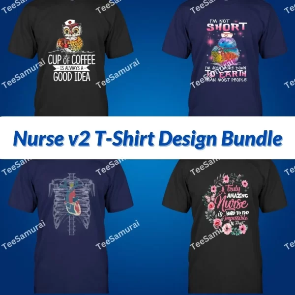Nurse v2 T-Shirt Design Featured Image- 2