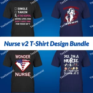 Nurse v2 T-Shirt Design Featured Image- 1