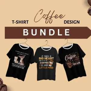 coffee t-shirt designs bundle